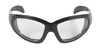okulary motocyklowe KICKSTART Chopper Clear Lens/Black Frame