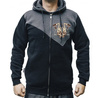 hoodie BLACK HEART Chopper Skull