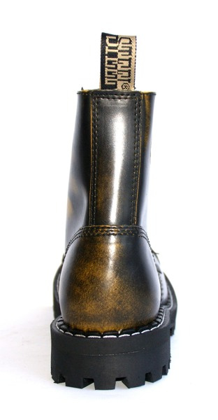 GLANY STEEL ŻÓŁTE / CZARNE 113/114/O 8 - DZIURKOWE