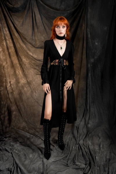 midi dress RESTYLE Poisoned Petal