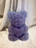candle TWIN OAKS Rose Teddy Bear with Heart Violet