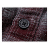 shirt WCC Rigid Flannel Shirt Burgundy Grey