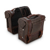 motorcycle saddlebags BURLY Voyager Dark Oak 571758