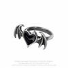 ring ALCHEMY GOTHIC Black Soul