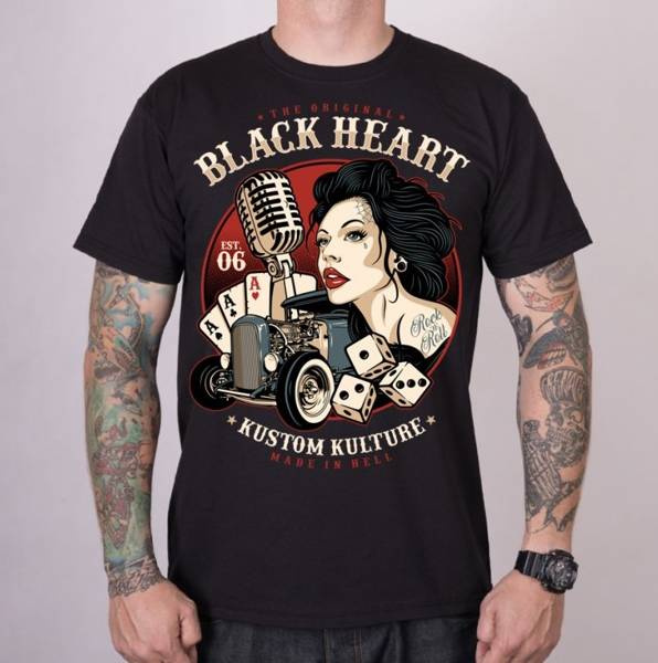 koszulka krótki rękaw BLACK HEART Victoria