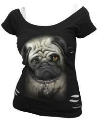 koszulka krótki rękaw SPIRAL Pug Life 2 In 1