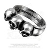 ring ALCHEMY GOTHIC Caput Mortem