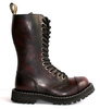 combat boots STEEL 135/136/O BURGUND/BLACK