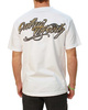 short sleeve T-Shirt OUTLAW THREADZ AT PEACE WHITE
