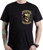 koszulka krótki rękaw BLACK HEART Devil Skull