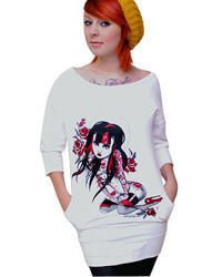 tunika DARKSIDE RUBY WHITE