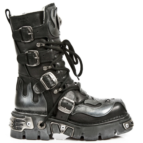 buty rockowe NEW ROCK METALLIC M.107-S2