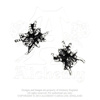 kolczyki ALCHEMY GOTHIC Black Widow Studs