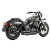 tłumik system 2-2 VANCE & HINES Honda 750 Phantom\Shadow\Aero\Spirit Shortshots Staggered Black 8081316