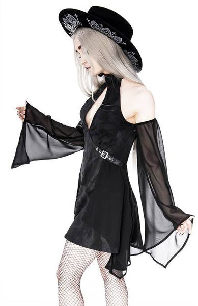 dress RESTYLE Halterneck Floaty Tunic