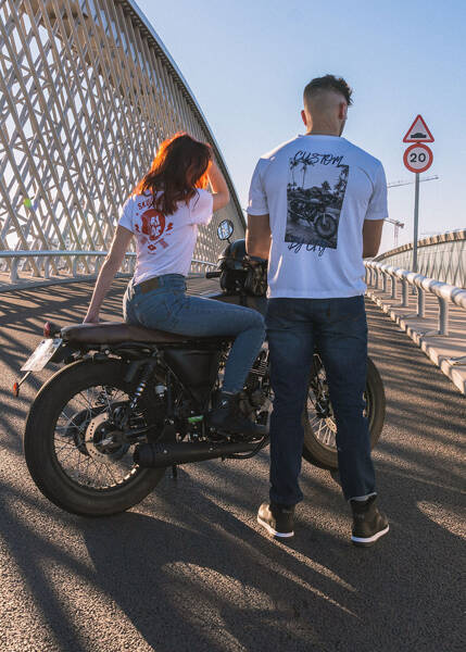 motorcycle trousers BY CITY Bull Jeans Black