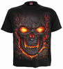 short sleeve T-Shirt SPIRAL Skull Lava