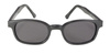 okulary motocyklowe X-KD's MATTE BLACK/POLARIZED GREY LENS
