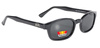 motorcycle sunglasses KD's BLACK/POLARIZED GREY LENS