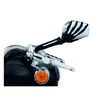 motorcycle mirrors KURYAKYN Universal Skeleton Hand/Chrome 542512