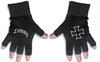 gloves RAZAMATAZ Lemmy Logo & Iron Cross