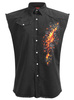 workshirt SPIRAL Skull Lava