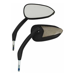 motorcycle mirrors with turn signal MCS Universal Fury LED Black 985903