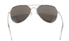 motorcycle sunglasses KICKSTART AVIATOR Smoke/Silver Mirror Lens/Silver