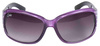 motorcycle sunglasses Chix Forever Purple Gradient Smoke Lens/Rhinestones
