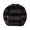 bluza ROEG Shawn Stripe Army/Black