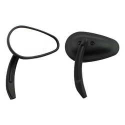motorcycle mirrors MCS HD All Models Bullet Black 980731