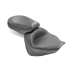 Mustang 2-p wide touring vintage seat plain black 8111745