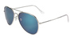 motorcycle sunglasses KICKSTART AVIATOR Smoke/Blue Mirror