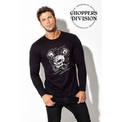 koszulka długi rękaw CHOPPERS DIVISION X-Skull