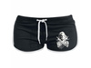 shorts BLACK HEART Skull Bitch