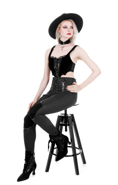 spodnie rurki RESTYLE Mortem