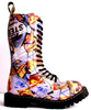 combat boots STEEL 135/136/O FULL GRAFFITI