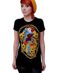 short sleeve T-Shirt DARKSIDE PSYCHO KITTEN