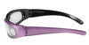 motorcycle sunglasses Chix Rally Clear/Purple