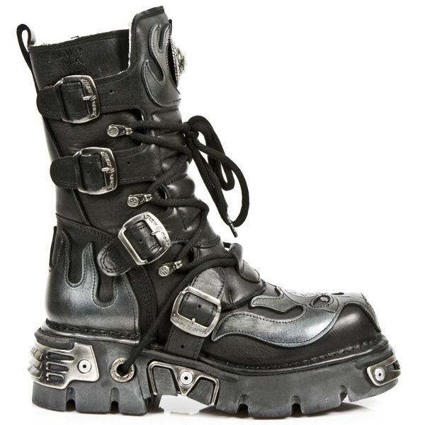 buty rockowe NEW ROCK METALLIC M.107-S2