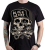 short sleeve T-Shirt BLACK HEART Garage Built