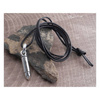 necklace AMIGAZ Leather Choker With Bullet