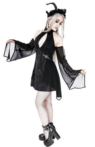 dress RESTYLE Halterneck Floaty Tunic