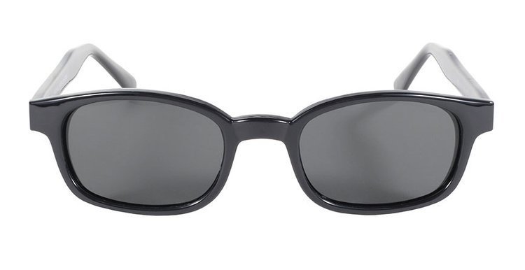 motorcycle sunglasses KD's BLACK/POLARIZED GREY LENS