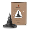 świeca CANDELLANA Halloween Witch Hat Black Metallic