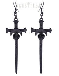 kolczyki RESTYLE BLACK SWORDS