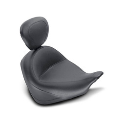 driver solo seat with backrest MUSTANG Wide Touring Plain 8111646