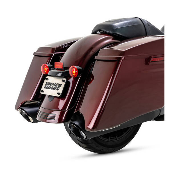 tłumik Slip-Ons VANCE & HINES HD Touring Twin Slash Round Black 995864