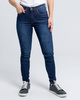 female motorcycle trousers BY CITY Bull Jeans Black