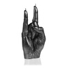 świeca CANDELLANA Hand RCK Black Metallic